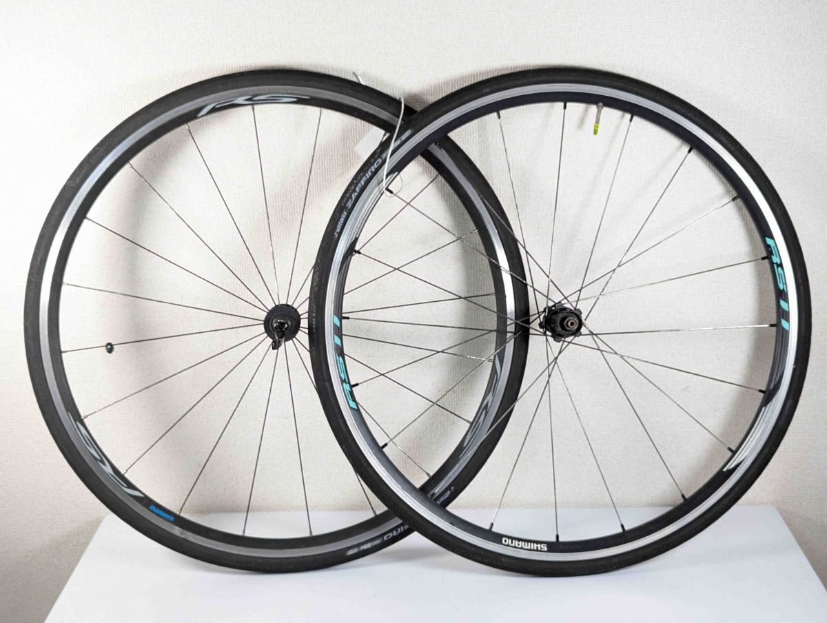WH RS100フロント RS11 シマノ11sフリー 700c クリンチャー ホイール HO240523A