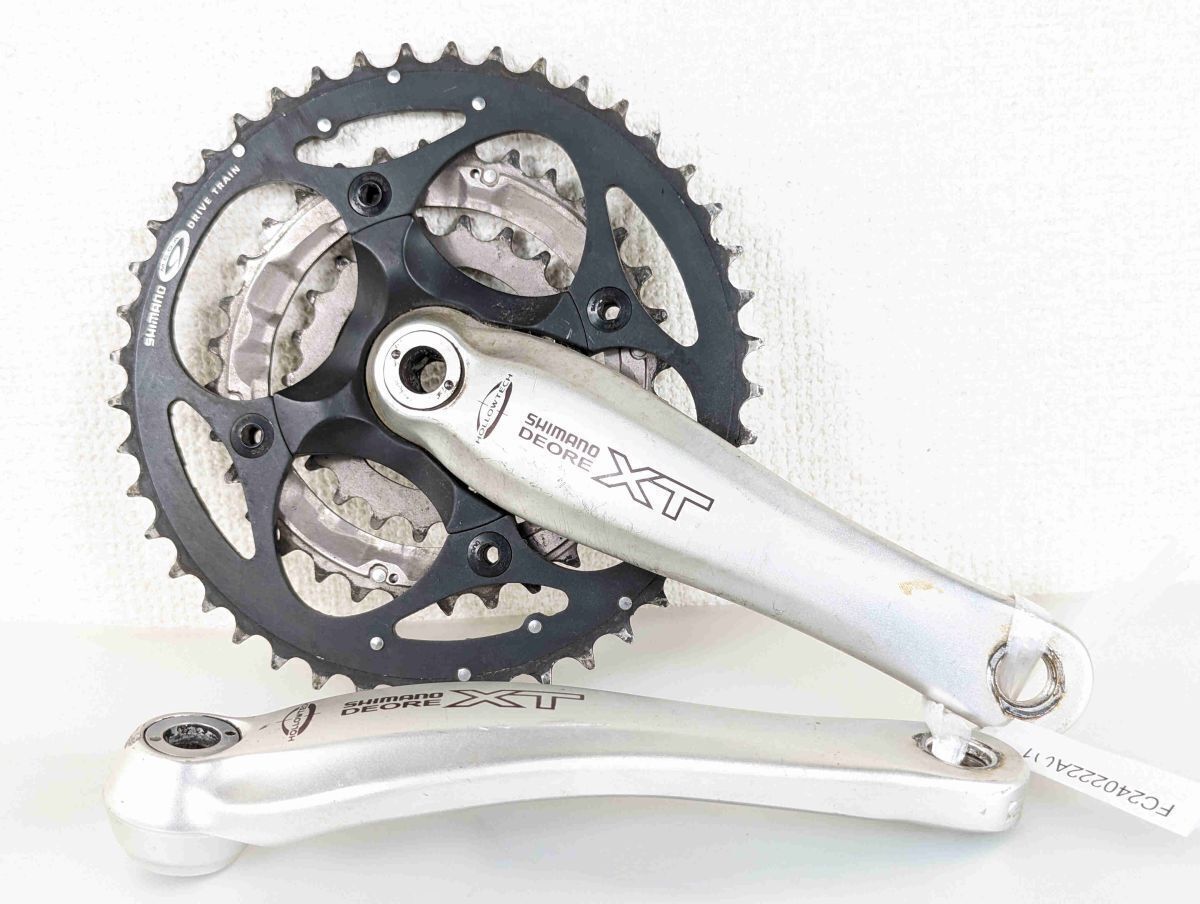 最終値下げ Shimano FC240222A クランク 172.5mm 22t 32 44 M752 FC XT Deore シマノ クランク