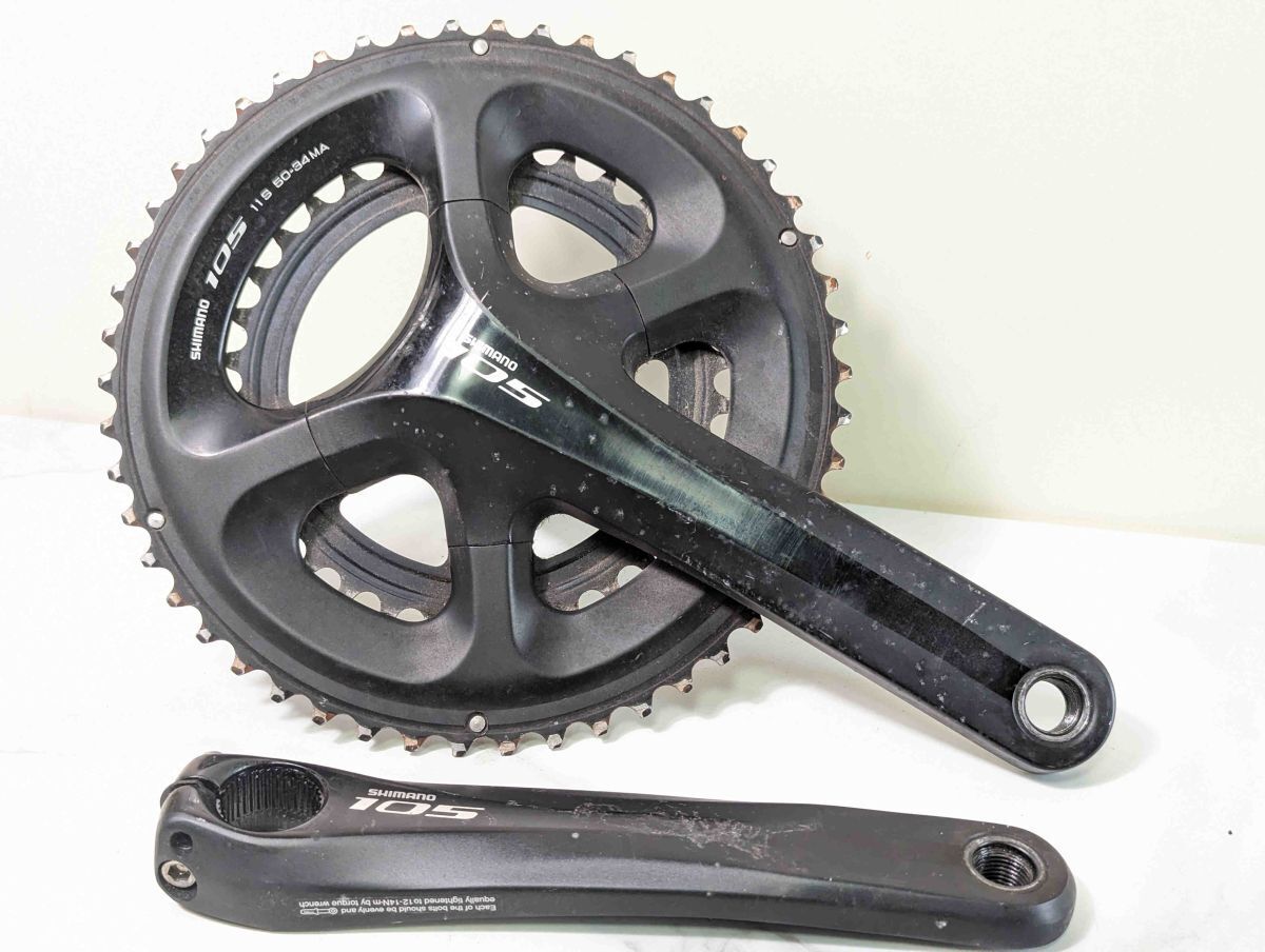 インポート・海外人気ブランド FC 5800172.5mm5034tShimano 105 シマノ クランク FCA230928C FC240527AO クランク