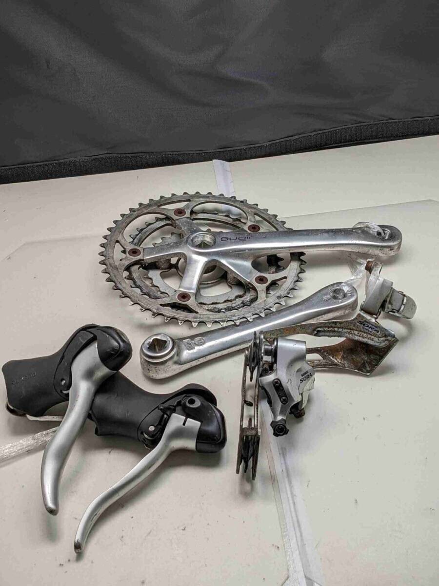 SHIMANO SORA 3400 ST RD FD FC サビあり パーツセット GR GRA231129F