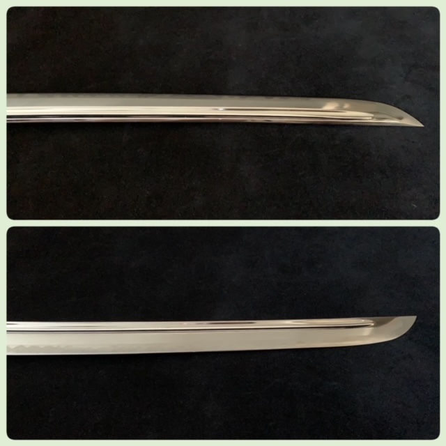 v1139【模造刀 特注居合刀】本牛革柄巻 二尺四寸五分 抜身重778g v1139【模造刀 特注居合刀】本牛革柄巻 二尺四寸五分 抜身重778g