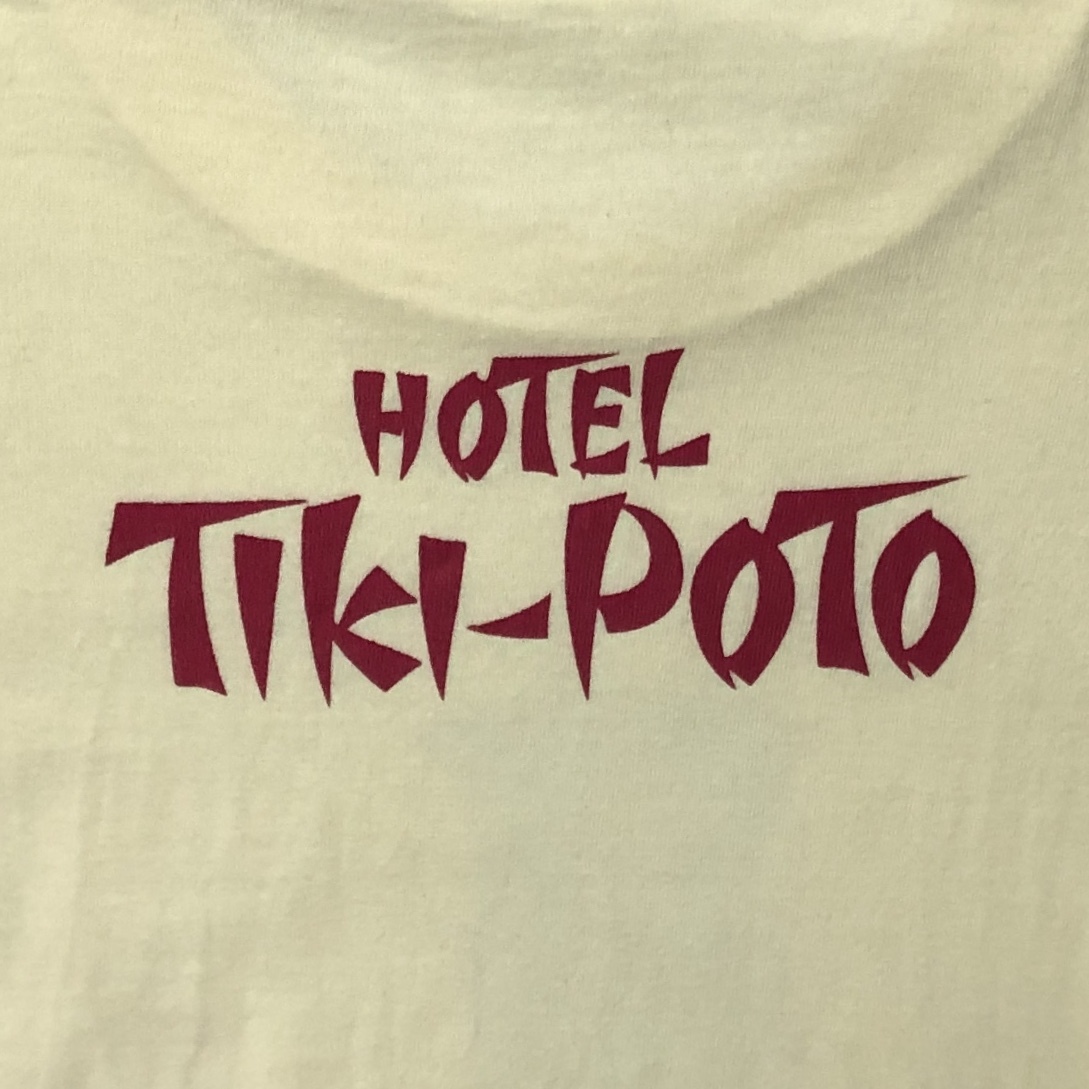当時モノ THE HIGH-LOWS ザ ハイロウズ HOTEL TIKI-POTO Tシャツ 黄 F 管理B1028_画像5