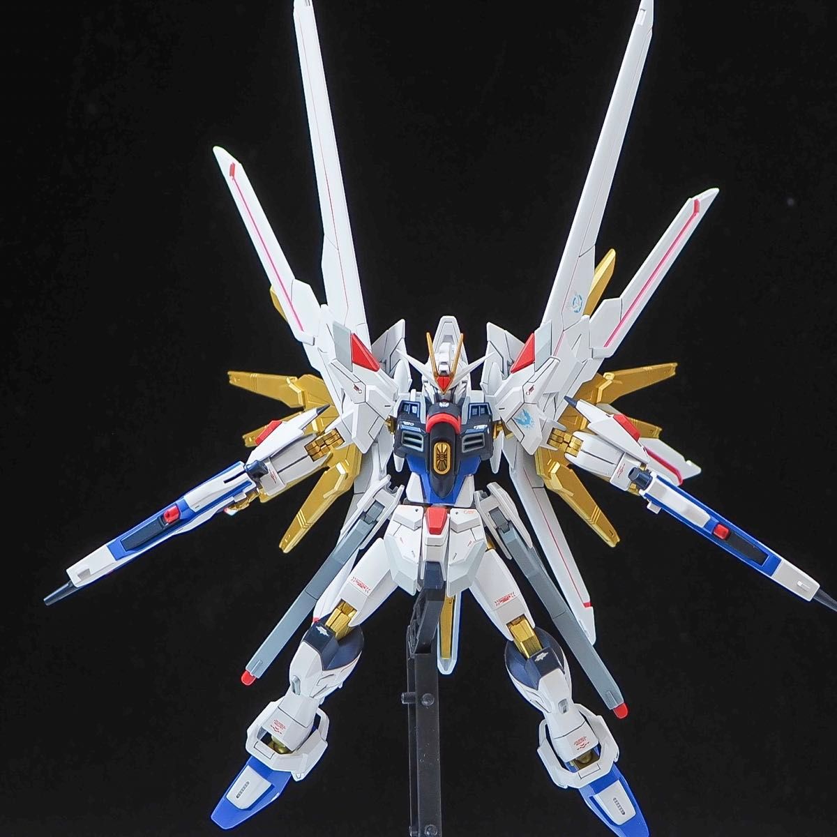 hg マイティーストライクフリーダムガンダム 全塗装 完成品 hg マイティーストライクフリーダムガンダム 全塗装 完成品