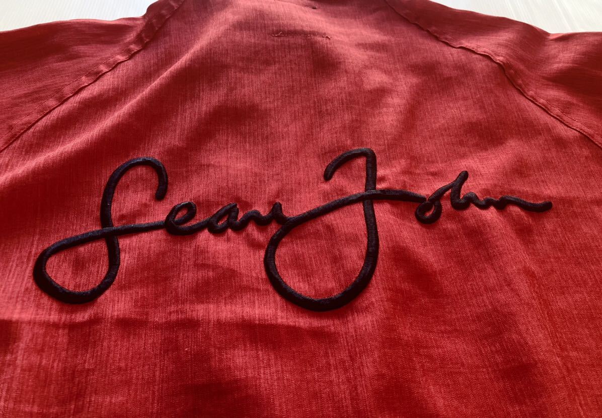 Sean John ショーンジョン リネンMIX ジャージ セットアップ 赤 Sean John ショーンジョン リネンMIX ジャージ セットアップ 赤