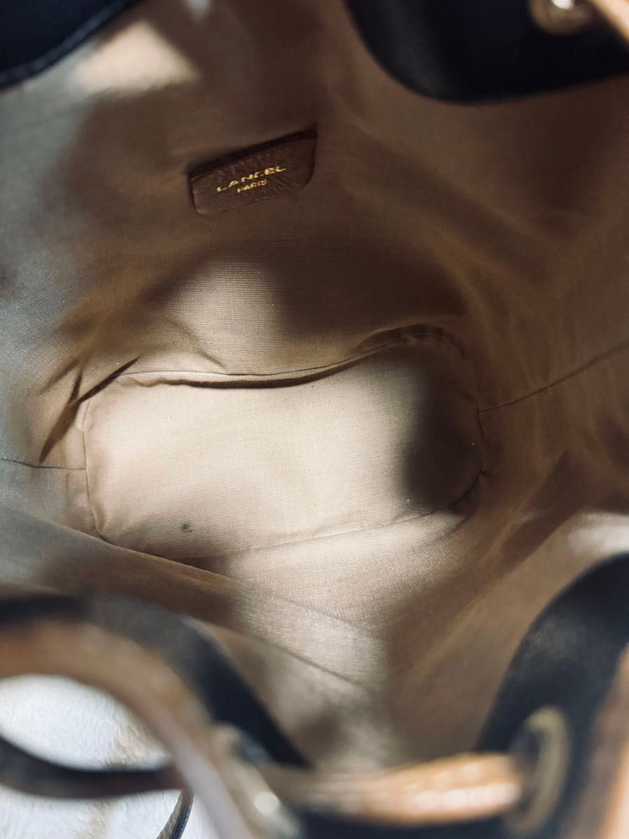 LANCEL ランセル バケツ 巾着バッグ 黒色|Yahoo!フリマ(旧 LANCEL ランセル バケツ 巾着バッグ 黒色|Yahoo!フリマ(旧