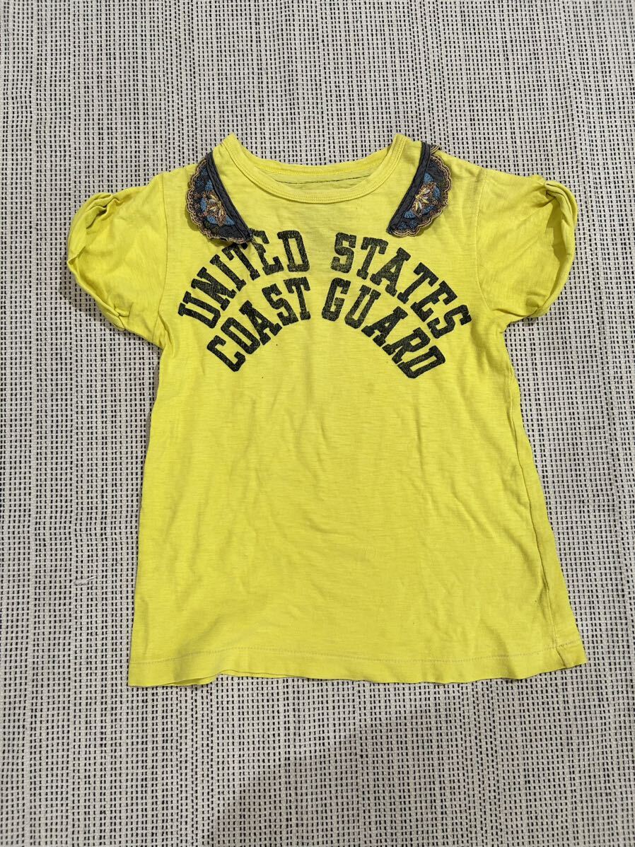 女の子夏物3点セットGO TO HOLLYWOOD☆NEEDLE WORK SOON☆Tシャツ&パンツ120 130サイズまとめて_画像5
