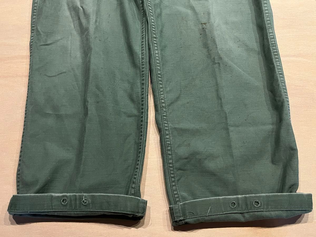 60s 米軍実物 ベイカーパンツ ユーティリティ パンツ OG-107 W34 60s 米軍実物 ベイカーパンツ ユーティリティ パンツ OG-107 W34