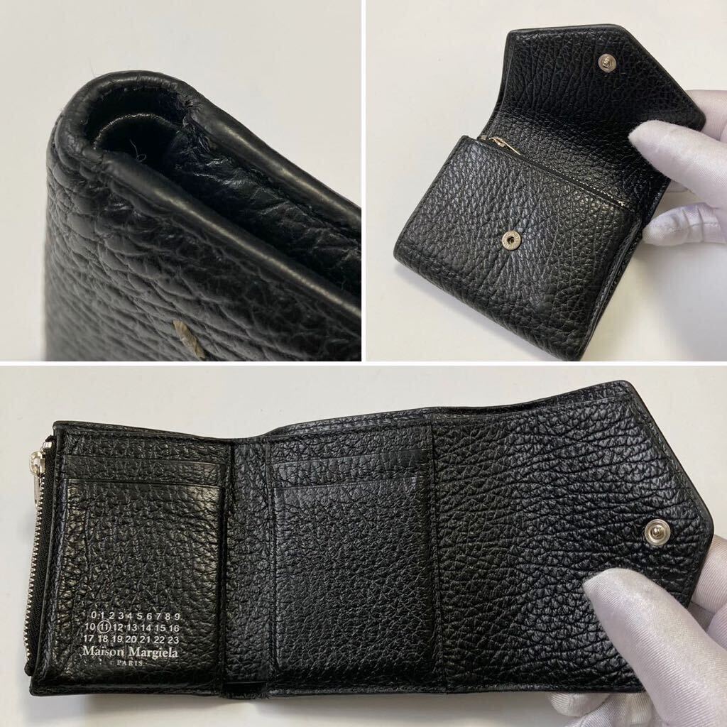 Margielaメゾンマルジェラ 三つ折り財布 コンパクトウォレット Margielaメゾンマルジェラ 三つ折り財布 コンパクトウォレット
