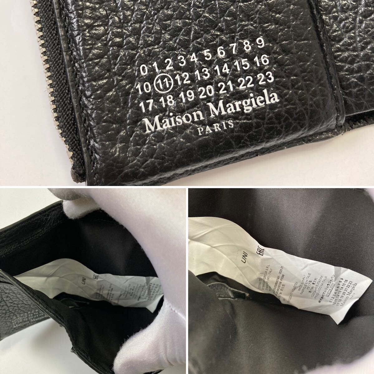 Margielaメゾンマルジェラ 三つ折り財布 コンパクトウォレット Margielaメゾンマルジェラ 三つ折り財布 コンパクトウォレット