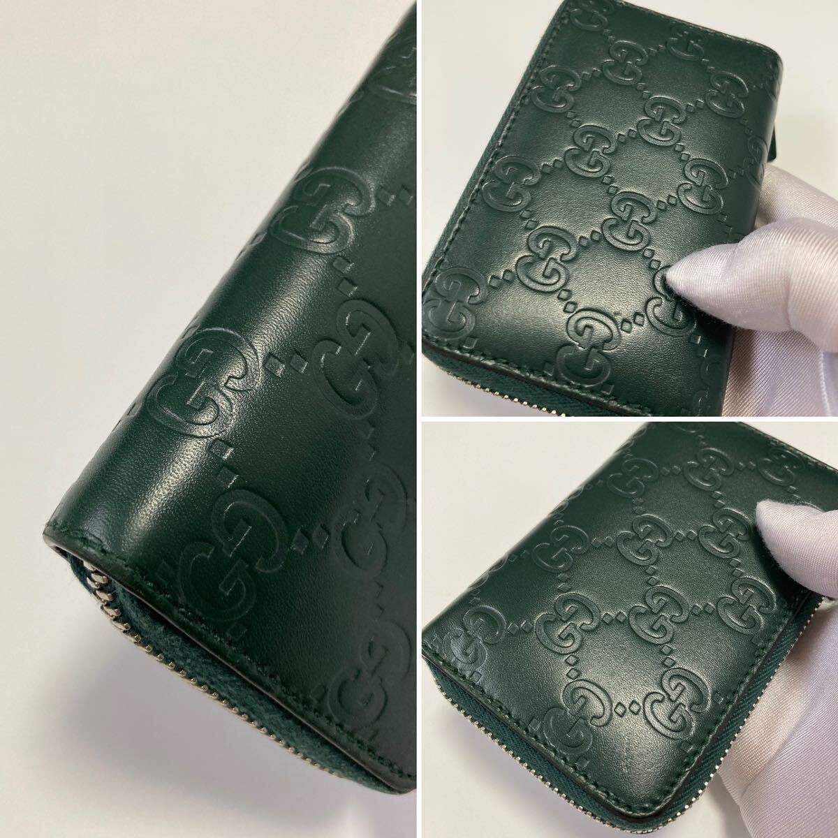 GUCCI グッチ シマ コインケース 財布 カードケース レザー GUCCI グッチ シマ コインケース 財布 カードケース レザー