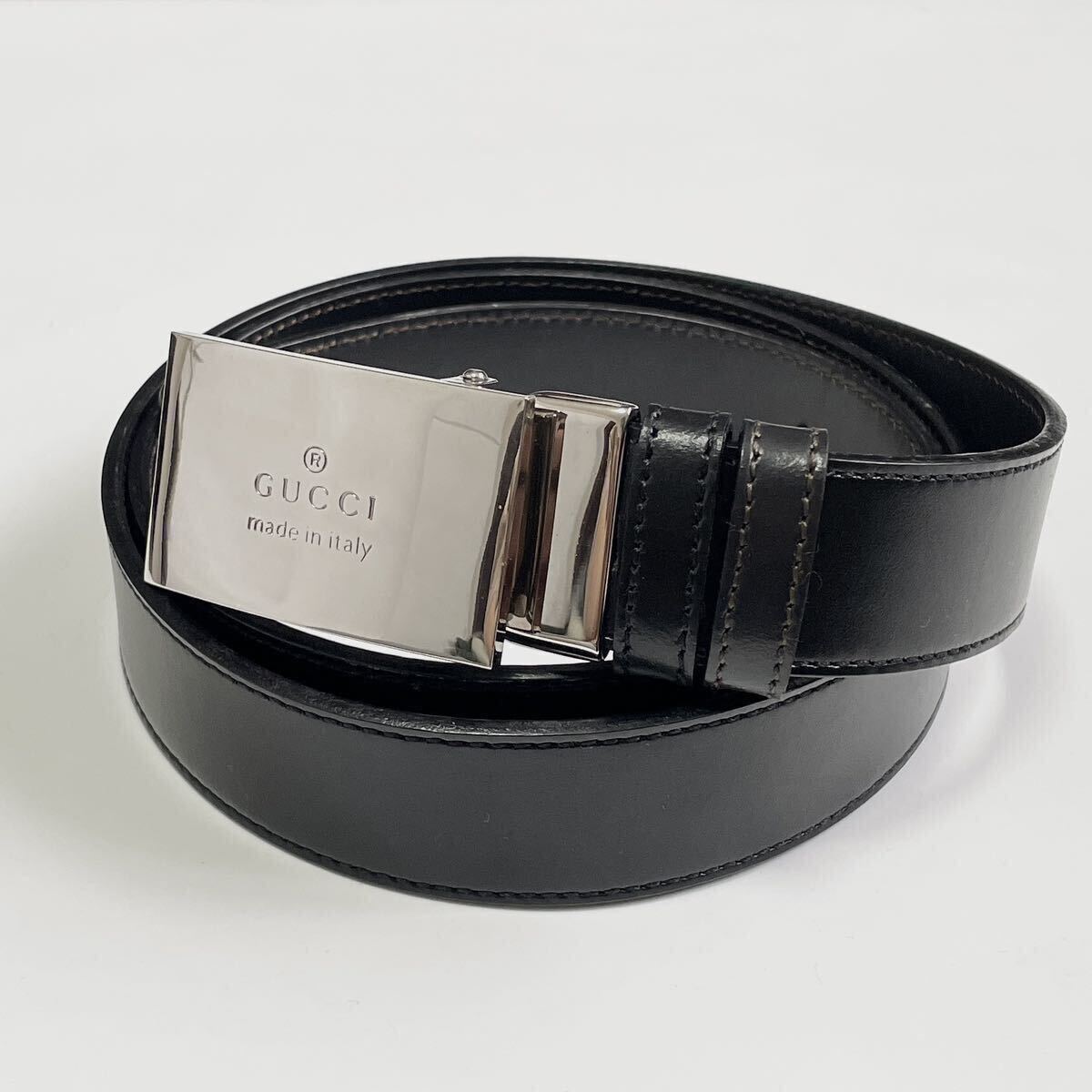 GUCCI グッチ ベルト ブラック ダークブラウン 紳士 メンズ 男性 GUCCI グッチ ベルト ブラック ダークブラウン 紳士 メンズ 男性