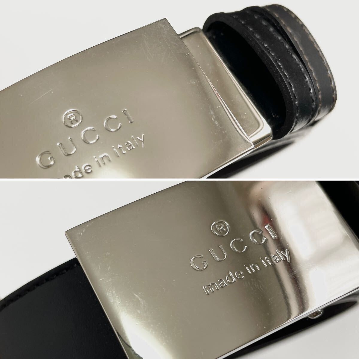 GUCCI グッチ ベルト ブラック ダークブラウン 紳士 メンズ 男性 GUCCI グッチ ベルト ブラック ダークブラウン 紳士 メンズ 男性