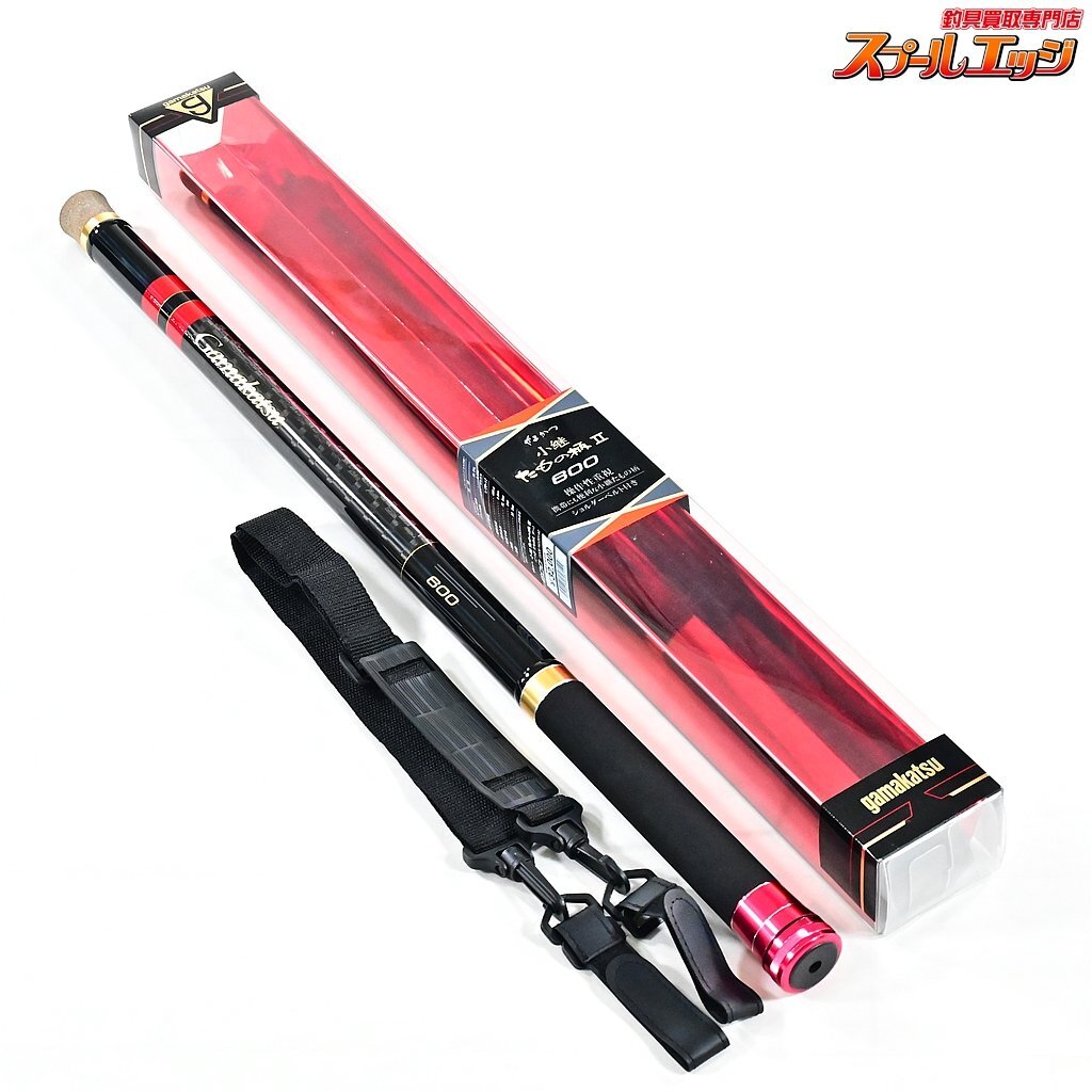クリスマスファッション ★☆【がまかつ】 K_121★☆v33792 TAMONOE Gamakatsu 6.0m 600 II たもの柄2 小継 がま磯 がまかつ