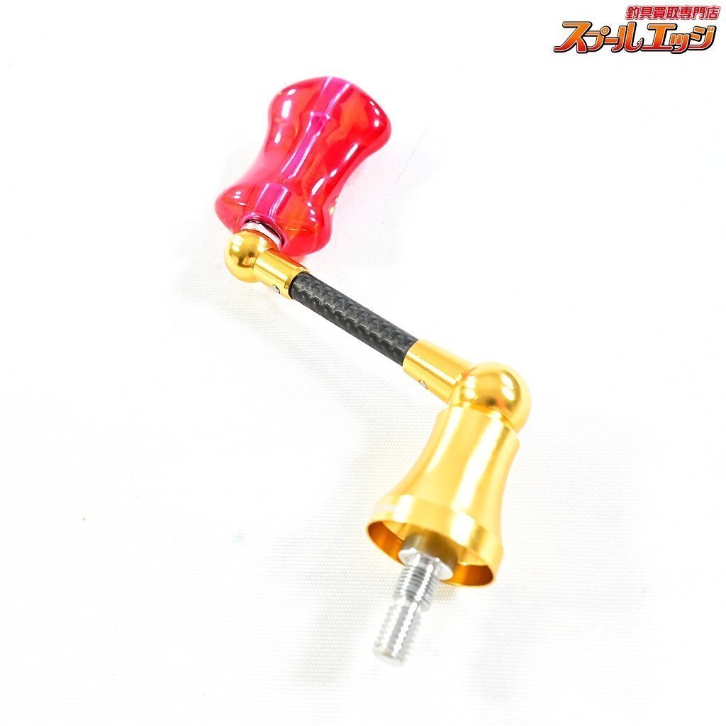 全てのアイテム ★☆【ZPI】 ファンネル カーボンハンドル シマノ用 42.5mm ゴールド IOSファクトリー アクリスタスリム ルビーレッド装着 K_060★☆e04702 アクセサリー