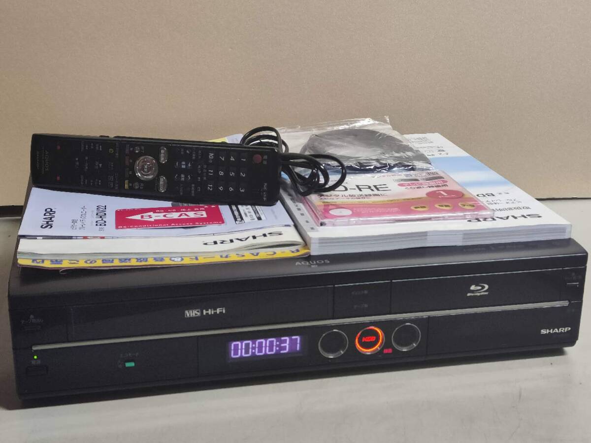 SHARP 「BD-HDV22」 VHS一体型ビデオデッキ HDD/DVD/ブルーレイ SHARP 「BD-HDV22」 VHS一体型ビデオデッキ HDD/DVD/ブルーレイ