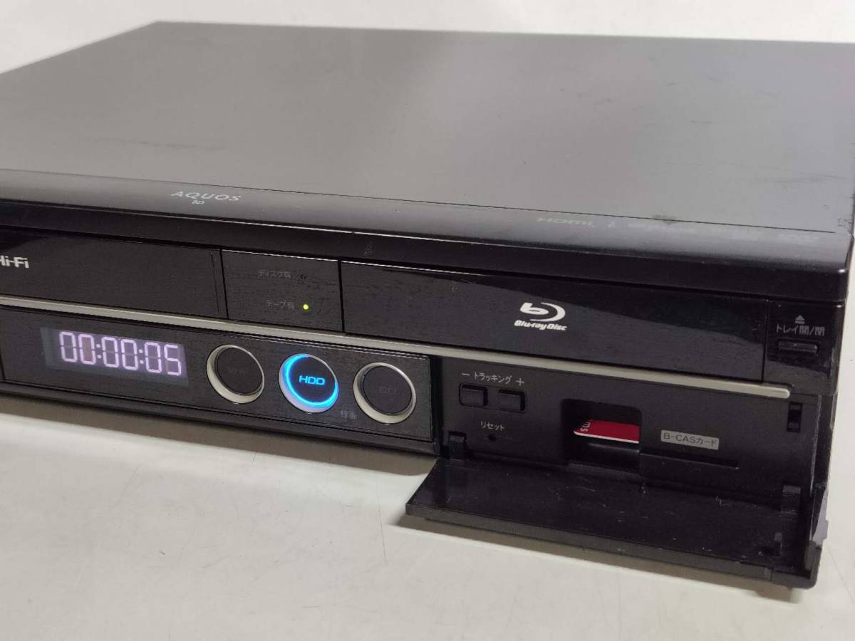 SHARP 「BD-HDV22」 VHS一体型ビデオデッキ HDD/DVD/ブルーレイ SHARP 「BD-HDV22」 VHS一体型ビデオデッキ HDD/DVD/ブルーレイ