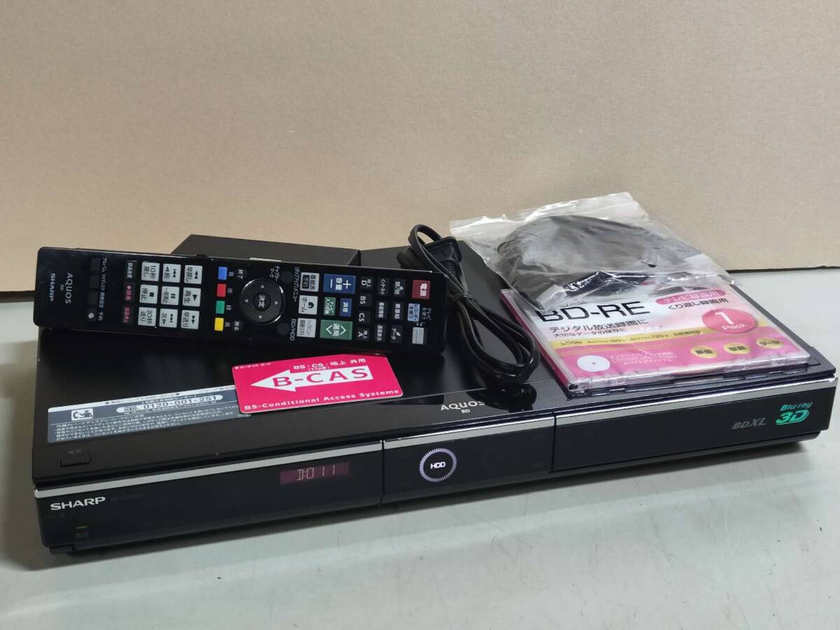 SHARP AQUOS ブルーレイレコーダー BD-W580 2番組同時録画 SHARP AQUOS ブルーレイレコーダー BD-W580 2番組同時録画