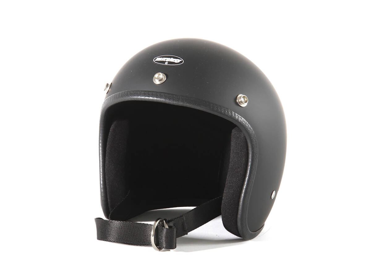 イージーライダース ヘルメット 【9724】ビンテージスモールヘルメット マッドブラック色