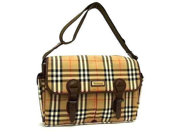 1円 Burberrys バーバリーズ ノバチェック キャンバス×レザー 1円 Burberrys バーバリーズ ノバチェック キャンバス×レザー