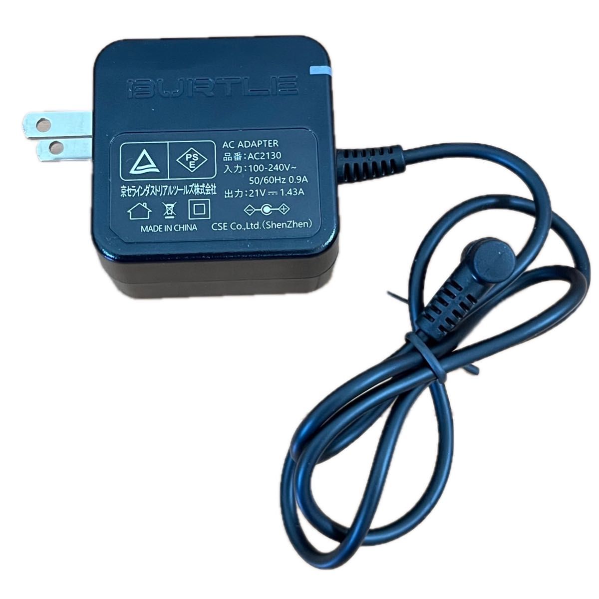 バートル AC360 19v バッテリー ジャンク 充電器つき ジャンク品 BURTLE バートル AC360バッテリー 19V充電器付