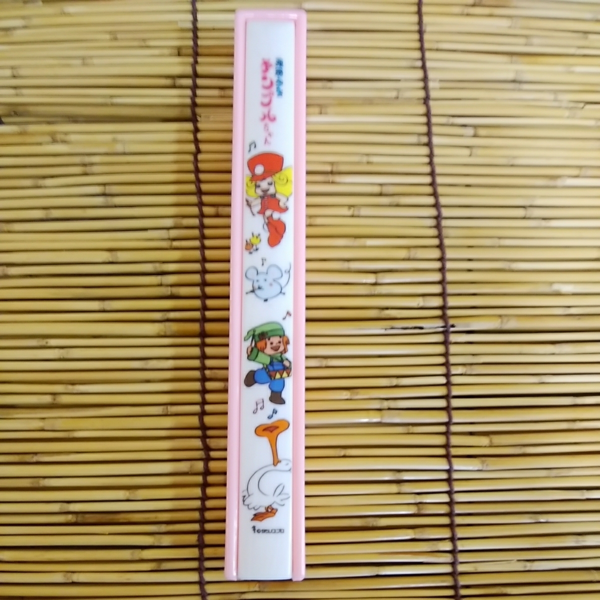 昭和レトロ■風船少女 テンプルちゃん 箸箱 ピンク タツノコプロ　大_画像1
