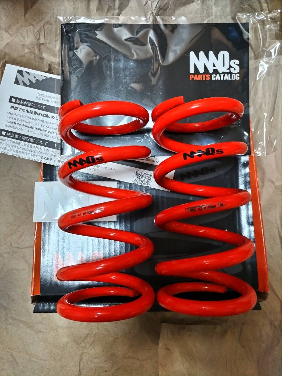 MAQs direct to coil springs ID62-63 H180mm 10k freebie attaching 