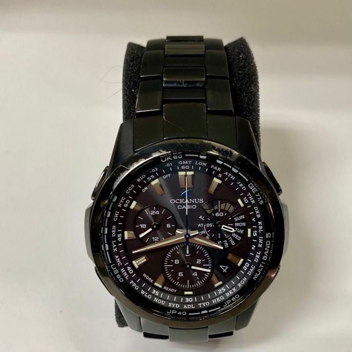 タイトグラフ付 CASIO・OCEANUS・OCW-M700・ブラック・電波 タイトグラフ付 CASIO・OCEANUS・OCW-M700・ブラック・電波