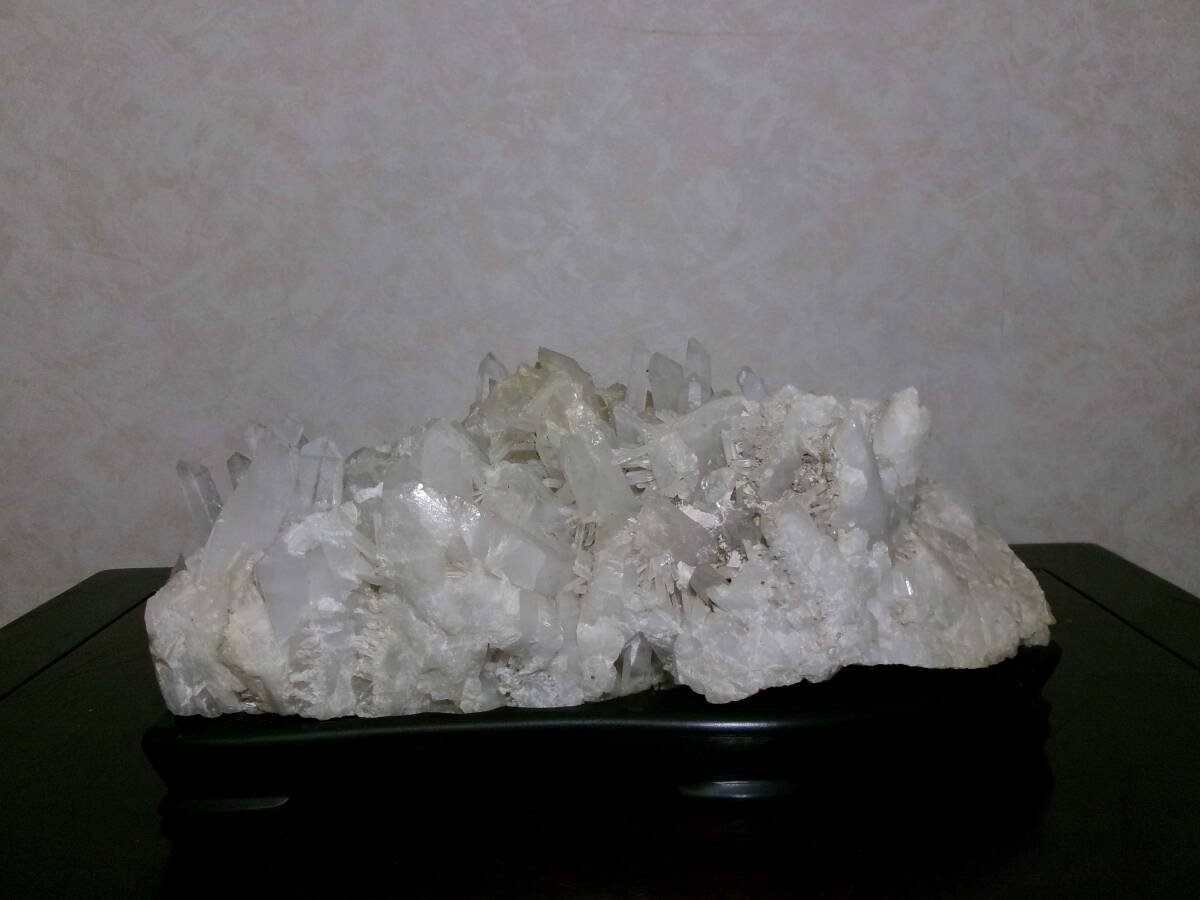 B0606-1、カルサイト?付き水晶361.1g (クリスタル(水晶振動子 B0606-1、カルサイト?付き水晶361.1g (クリスタル(水晶振動子