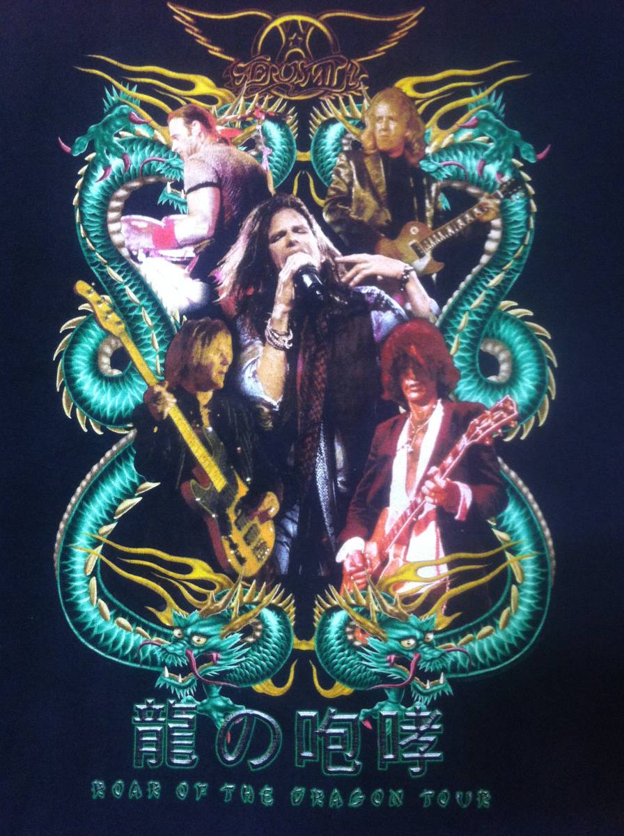 USA製★エアロスミス Aerosmith 2000年ツアーＴシャツ Mサイズ★Roar of the Dragon Tour_画像2