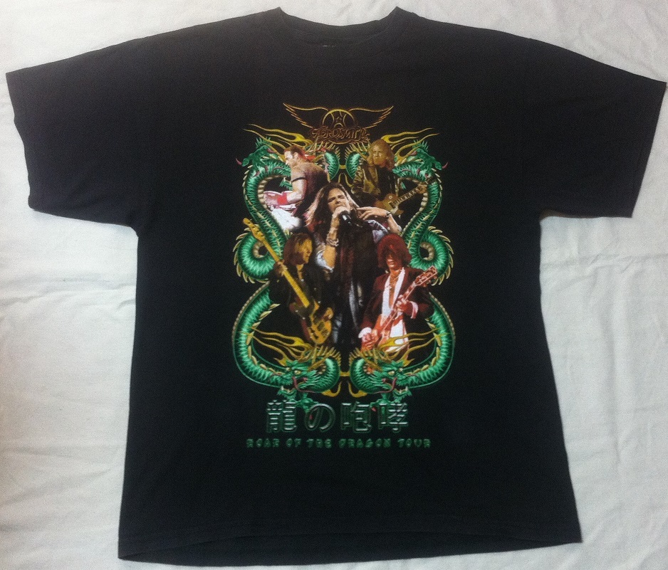 USA製★エアロスミス Aerosmith 2000年ツアーＴシャツ Mサイズ★Roar of the Dragon Tour_画像1