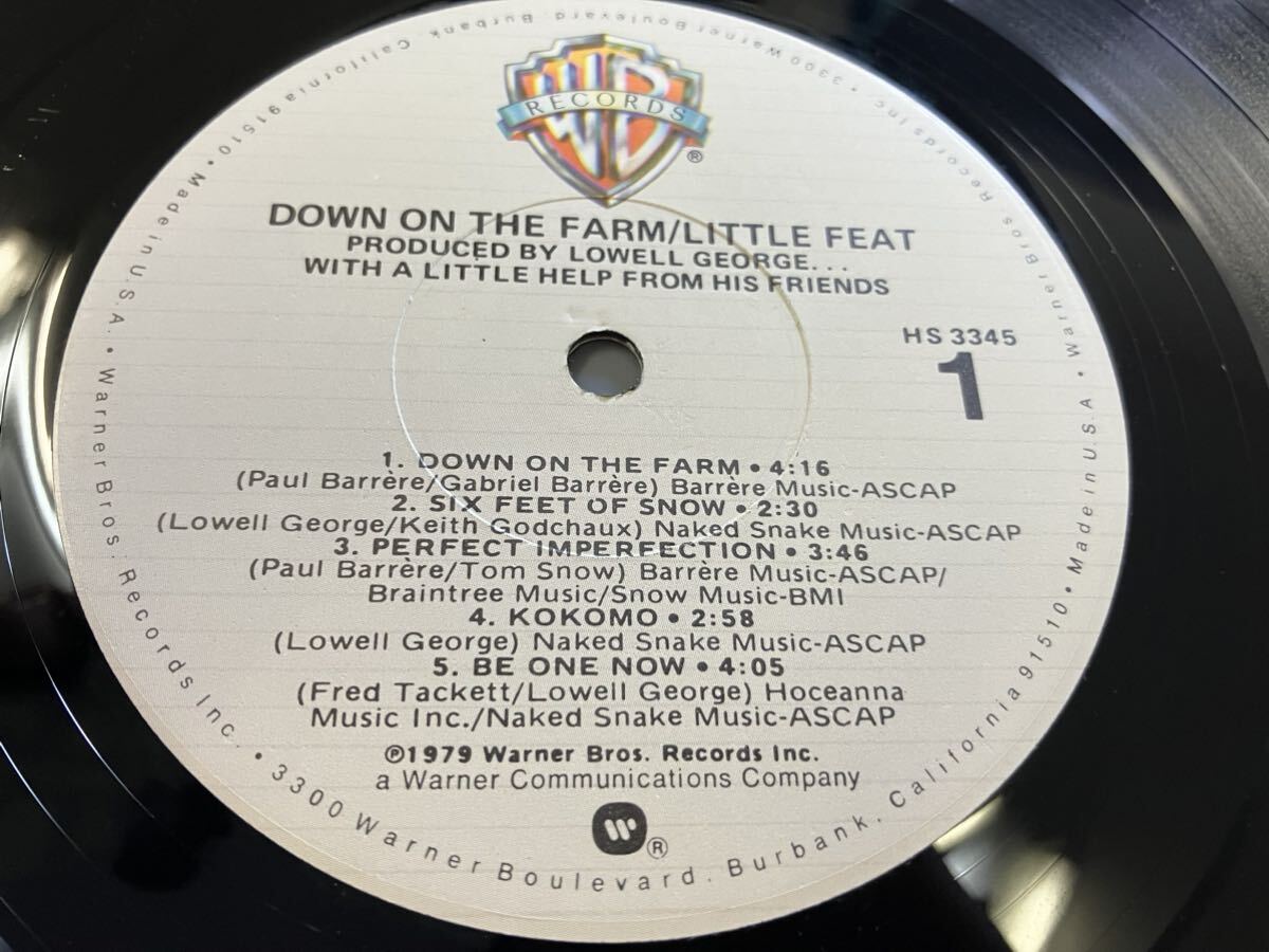 Little Feat★中古LP/USオリジナル盤シュリンク付「リトル?フィート～Down On The Farm」