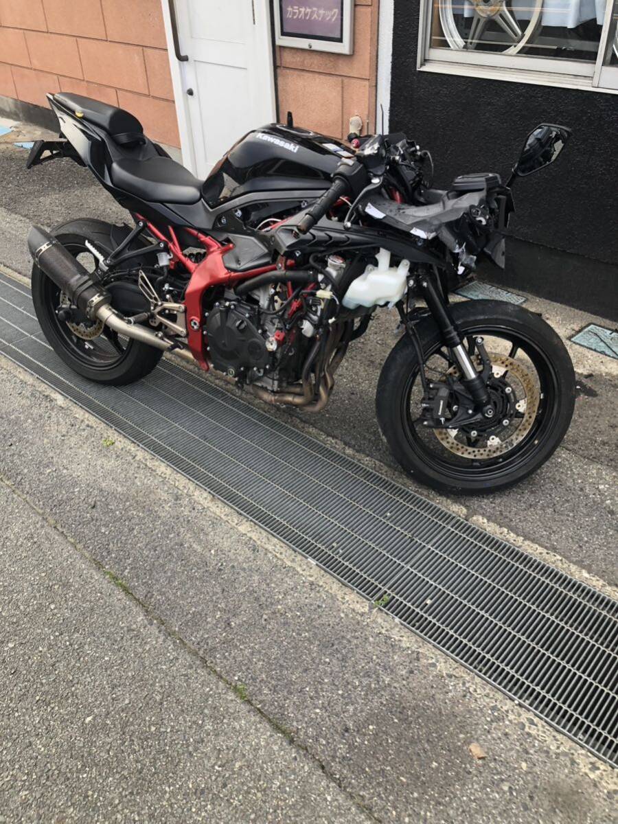 1円スタート 2022年式 カワサキ ニンジャ ZX25R 事故車 部品取り 1円スタート 2022年式 カワサキ ニンジャ ZX25R 事故車 部品取り