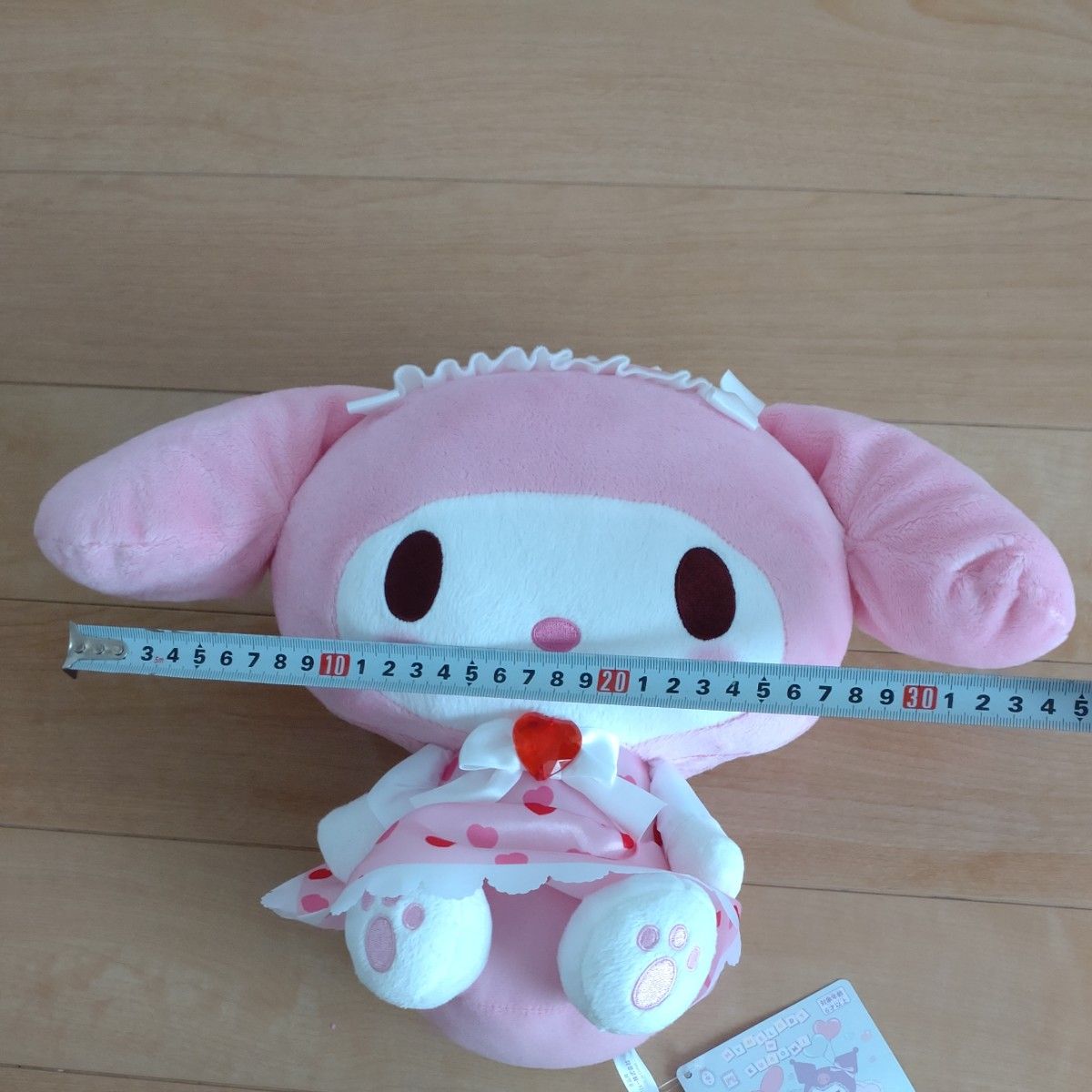 マイメロディ クロミ ピンクハートBIGぬいぐるみ タグ付き マイメロディ クロミ ピンクハートBIGぬいぐるみ タグ付き