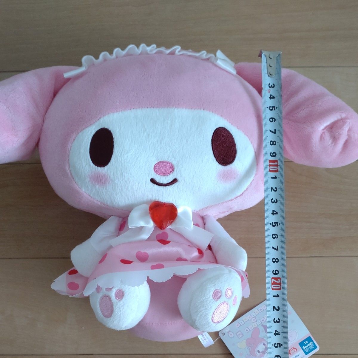 マイメロディ クロミ ピンクハートBIGぬいぐるみ タグ付き マイメロディ クロミ ピンクハートBIGぬいぐるみ タグ付き