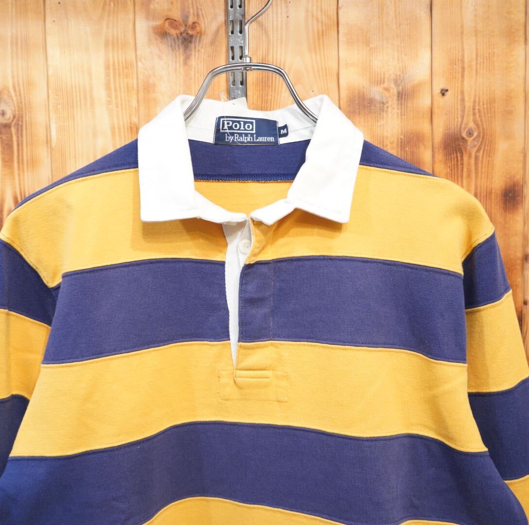 90s ralphlauren 92 ラガーシャツ ボーダー M/ラルフローレン 90s ralphlauren 92 ラガーシャツ ボーダー M/ラルフローレン