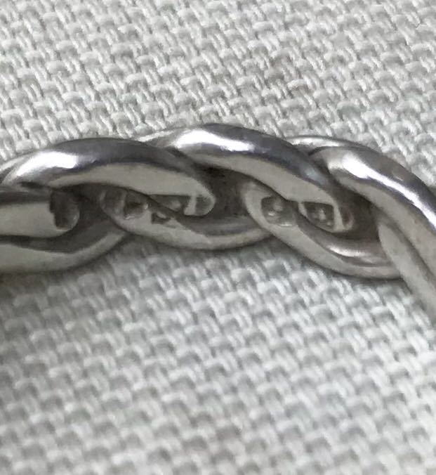 ① チェーン 鎖 クサリ モチーフ シルバー silver 銀製 925 スターリング 指輪 リング_画像5