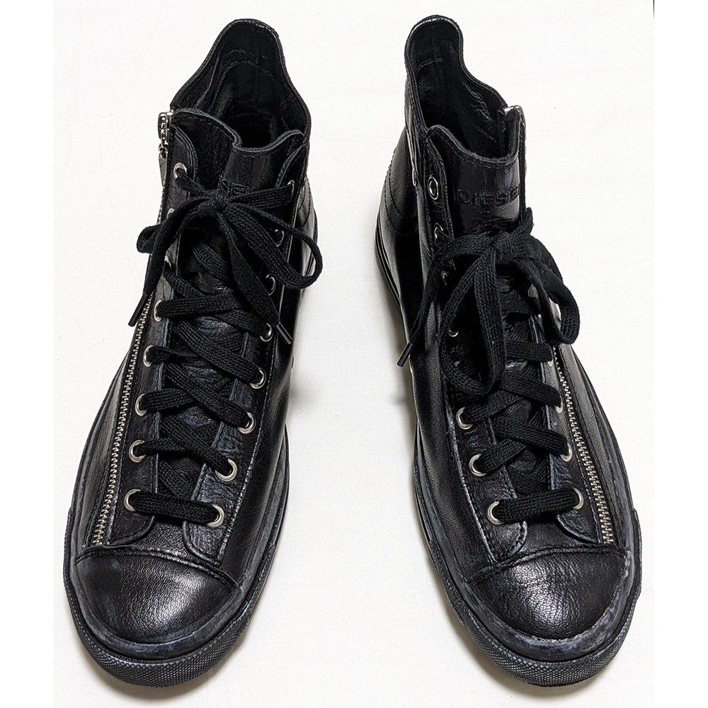 DIESEL MAGNETE EXPO- ZIP ジップハイカットスニーカー JPN27 美 DIESEL MAGNETE EXPO- ZIP ジップハイカットスニーカー JPN27 美