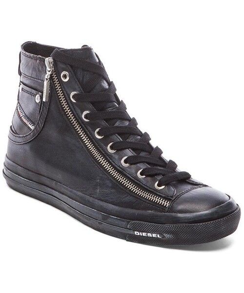 DIESEL MAGNETE EXPO- ZIP ジップハイカットスニーカー JPN27 美 DIESEL MAGNETE EXPO- ZIP ジップハイカットスニーカー JPN27 美