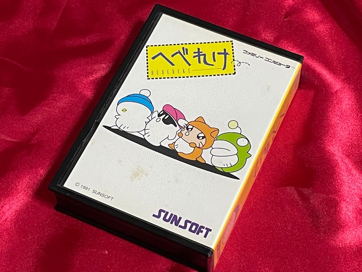 サン電子 ファミコン用ソフト へべれけ 取扱説明書 アンケート サン電子 ファミコン用ソフト へべれけ 取扱説明書 アンケート