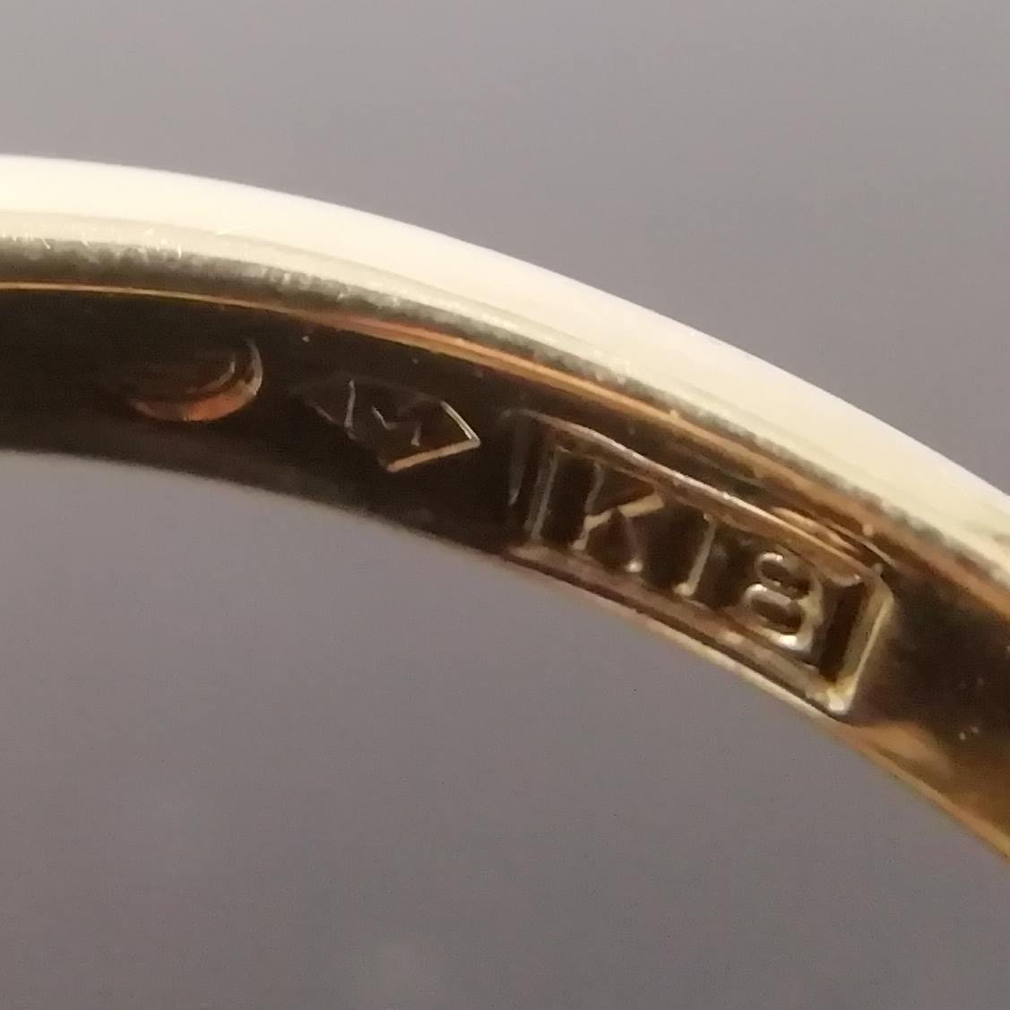 [ бесплатная доставка ] прекрасный товар MIKIMOTO Mikimoto 7P жемчуг 3P сапфир кольцо K18 Gold 5.6g жемчуг NO87