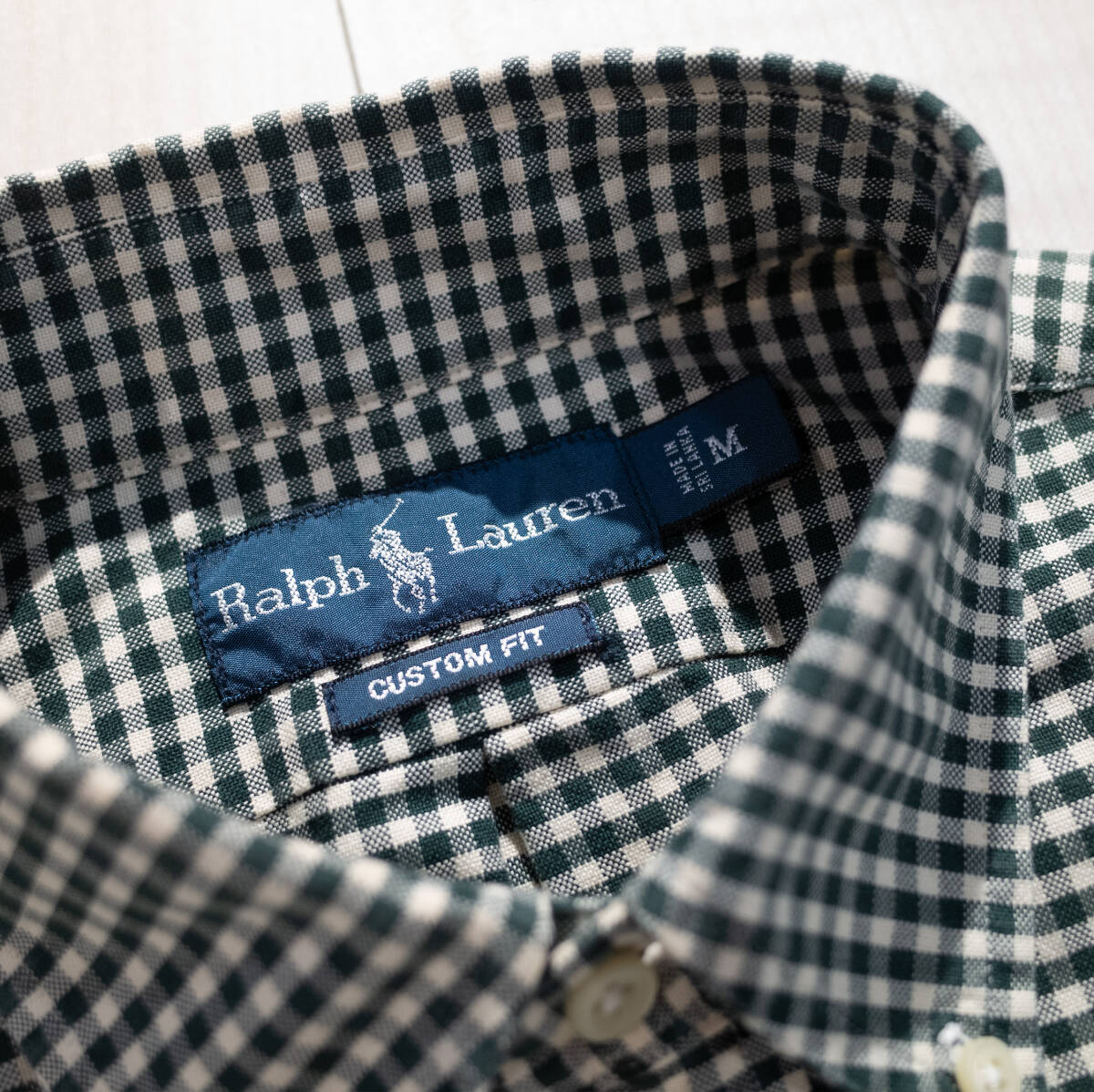 M / 90s POLO RALPH LAUREN ポロラルフローレン ギンガム M / 90s POLO RALPH LAUREN ポロラルフローレン ギンガム