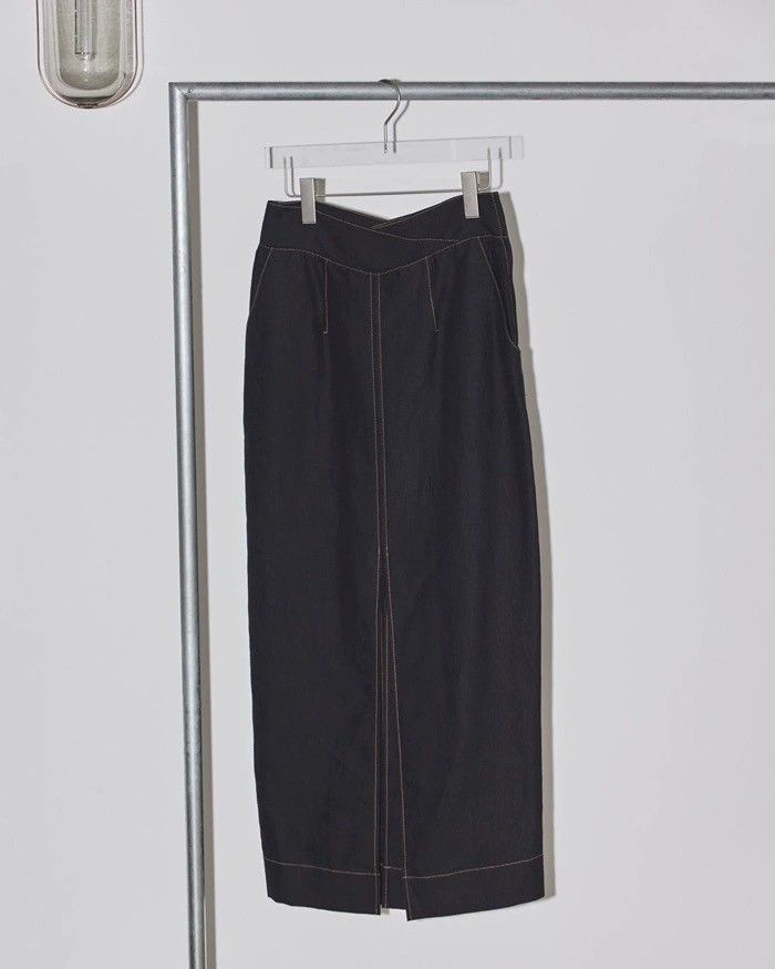 トゥデイフルCottonline Stitch Skirt デニムロングスカート サイズ36