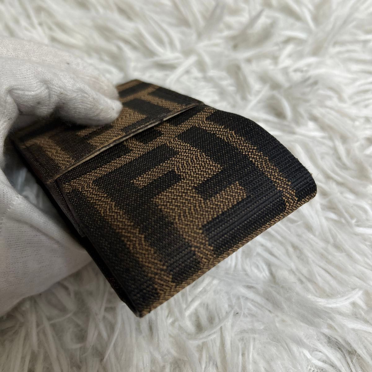 FENDI タバコケース ズッカ柄 シガレットケース キャンバス FENDI タバコケース ズッカ柄 シガレットケース キャンバス