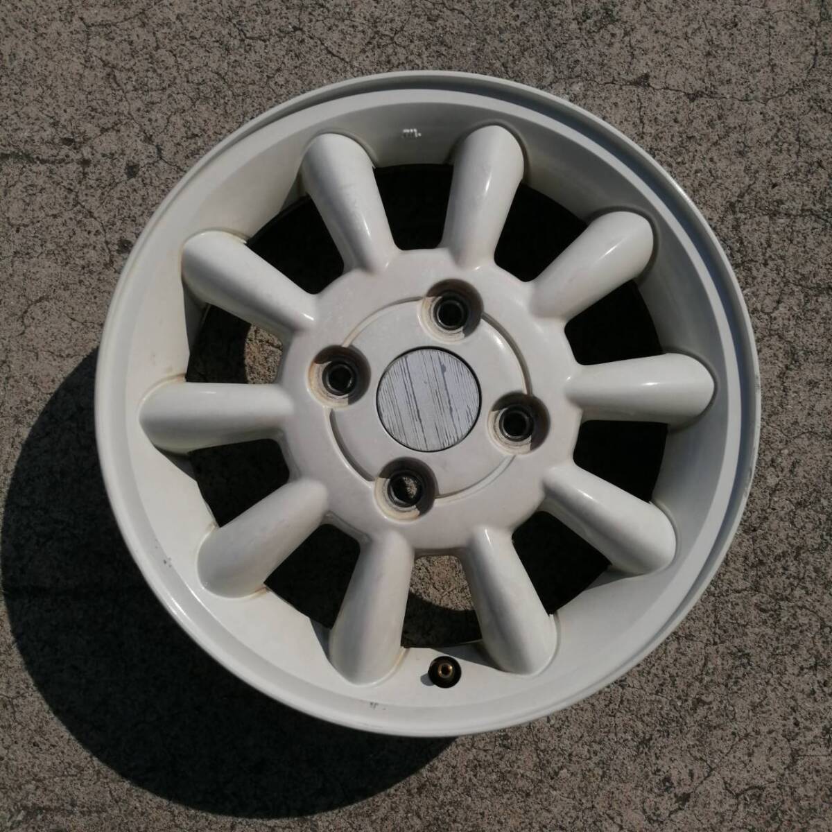 スズキ 純正 アルト ラパン HE21S アルミホイール 白 4本 13×4 スズキ 純正 アルト ラパン HE21S アルミホイール 白 4本 13×4