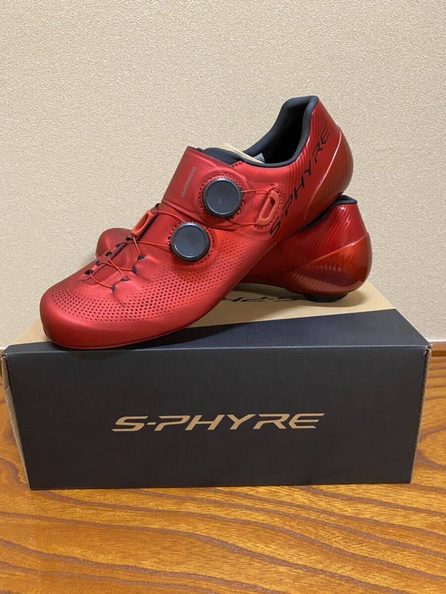 (限定カラー) シマノ (SHIMANO) サイクリングシューズ SH-RC903 S-PHYRE レッド 42.5 (26.8cm)【ノーマル幅】