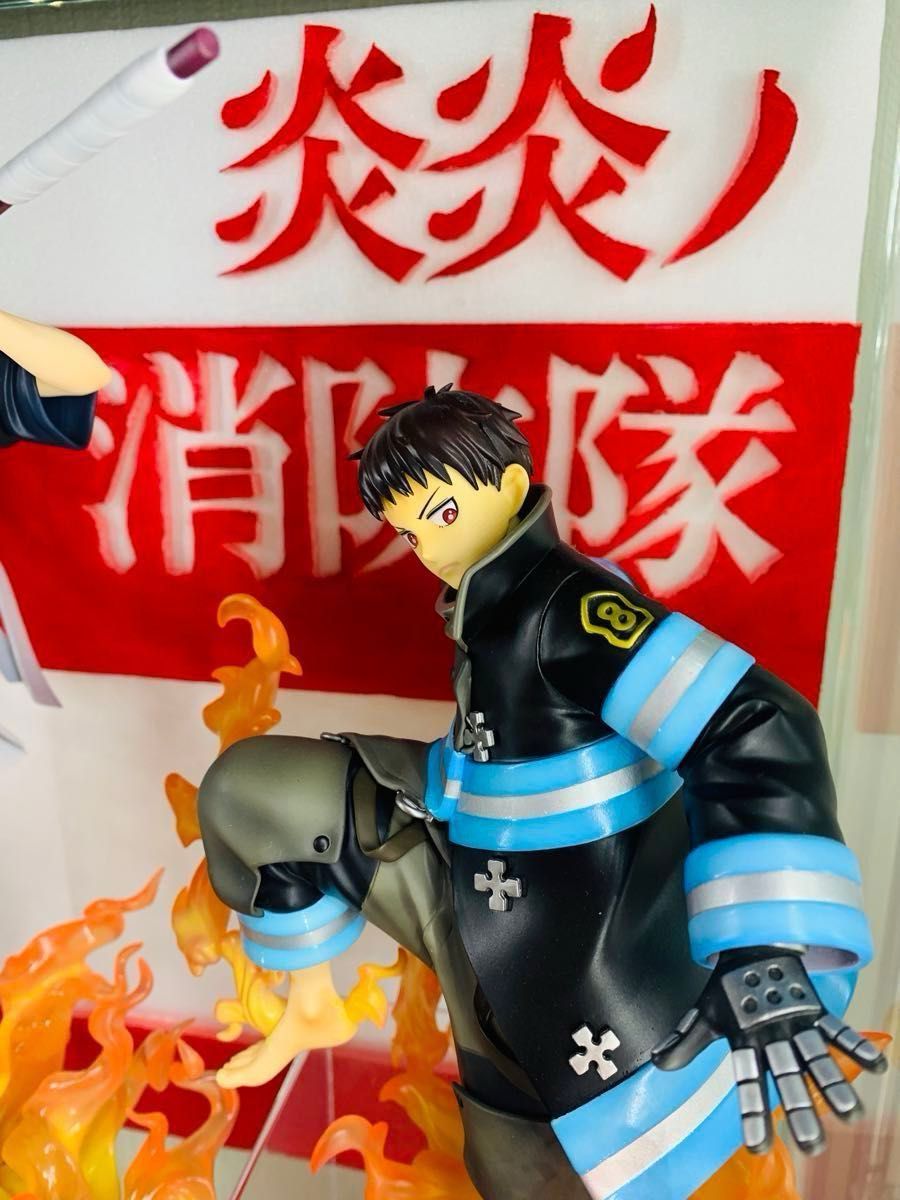 ジオラマ付き】コトブキヤ 炎炎ノ消防隊 4体セット 限定パーツ3 ジオラマ付き】コトブキヤ 炎炎ノ消防隊 4体セット 限定パーツ3