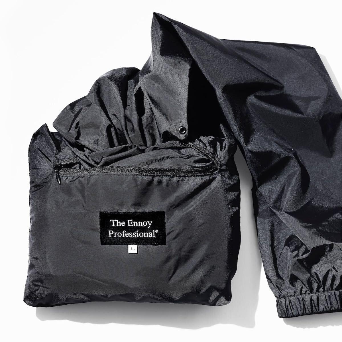 送料無料 ENNOY PACKABLE NYLON JACKET BLACK L エンノイ 送料無料 ENNOY PACKABLE NYLON JACKET BLACK L エンノイ