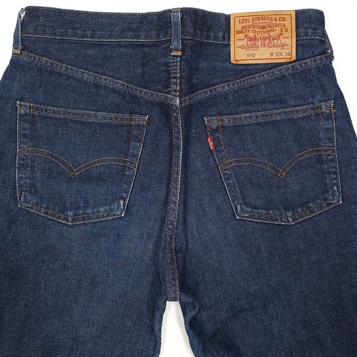 濃紺Levi'sリーバイス 502XXジーンズW33ヴィンテージ復刻 濃紺Levi'sリーバイス 502XXジーンズW33ヴィンテージ復刻
