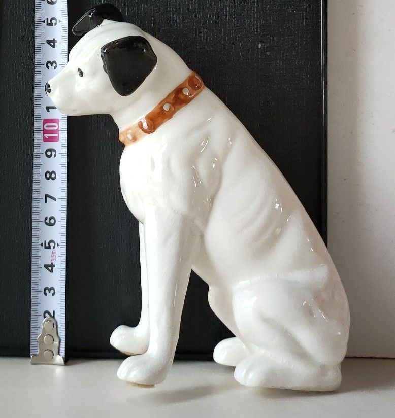 昭和レトロノベルティ】15センチ ビクター犬 ニッパー犬 置物 昭和レトロノベルティ】15センチ ビクター犬 ニッパー犬 置物