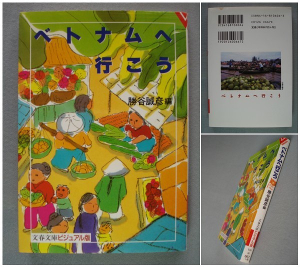 ■文庫 ベトナムへ行こう　勝谷誠彦編　文春文庫ビジュアル版 　[送料180円]　_画像1